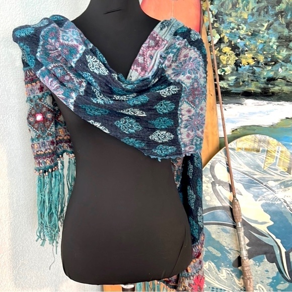 Vismaya Soft Wool Blend Beauty! Absolutely Gorgeous, 82” End to End, Great Cond. - Picture 1 of 11